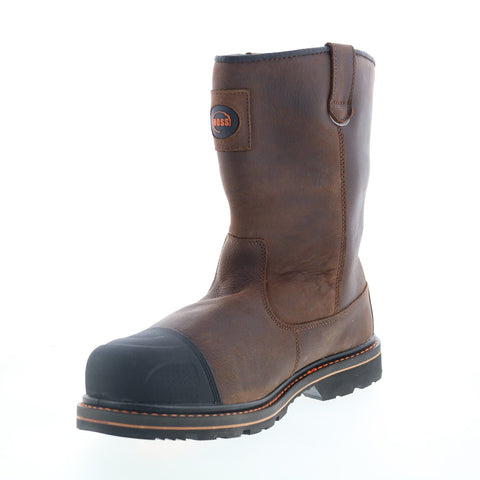 Hoss Cartwright II Soft Toe Mens Brown Extra Wide 4E Work & Safety Boots