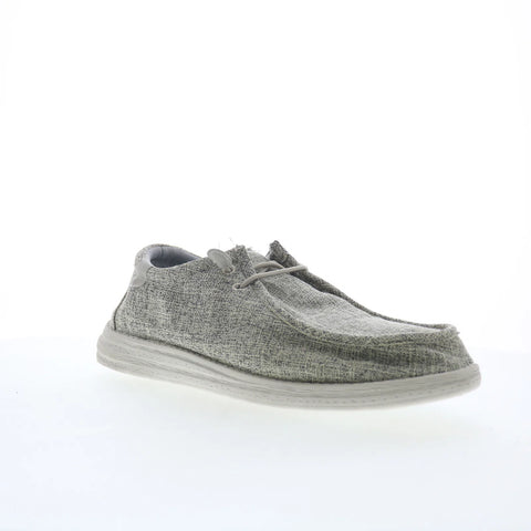 Dockers Farley 9042530 Mens Gray Canvas Loafers & Slip Ons Casual Shoes