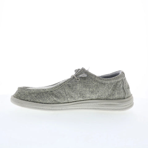Dockers Farley 9042530 Mens Gray Canvas Loafers & Slip Ons Casual Shoes