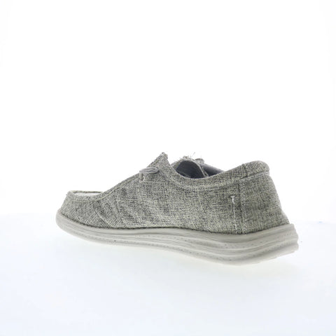 Dockers Farley 9042530 Mens Gray Canvas Loafers & Slip Ons Casual Shoes