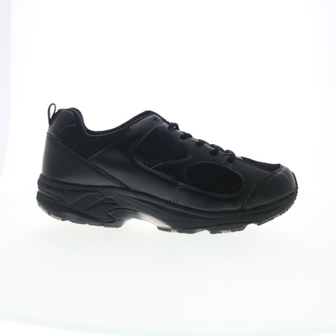 Footsaver Spades 90805-C1 Mens Black Extra Wide 4E Lifestyle Sneakers Shoes