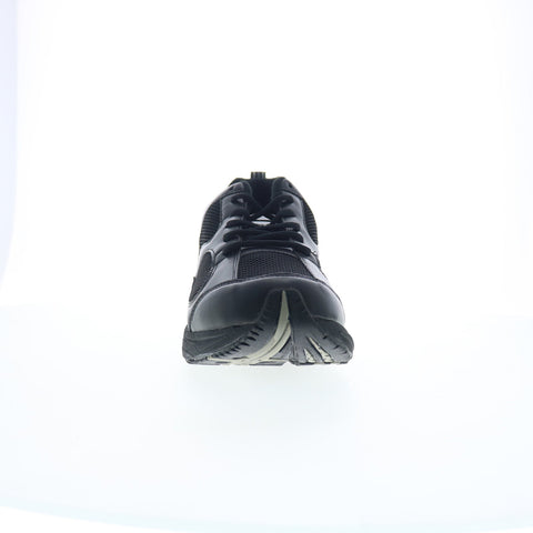 Footsaver Spades 90805-C1 Mens Black Extra Wide 4E Lifestyle Sneakers Shoes