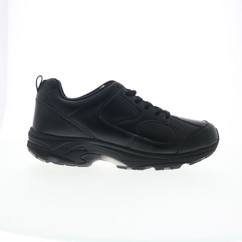 Footsaver Spades 90805-P1 Mens Black Extra Wide 4E Lifestyle Sneakers Shoes