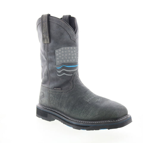Hoss Rushmore Composite Toe WP Mens Gray Extra Wide Work & Safety Boots