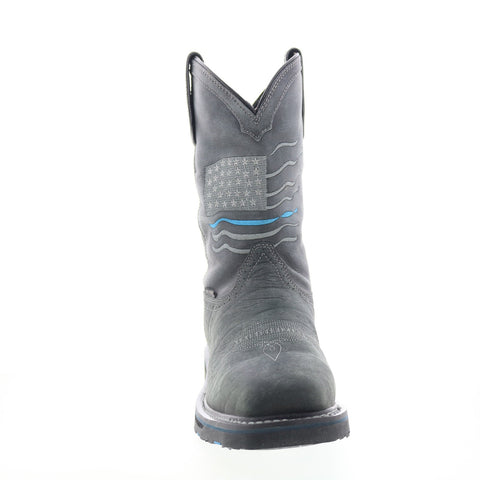 Hoss Rushmore Composite Toe WP Mens Gray Extra Wide Work & Safety Boots