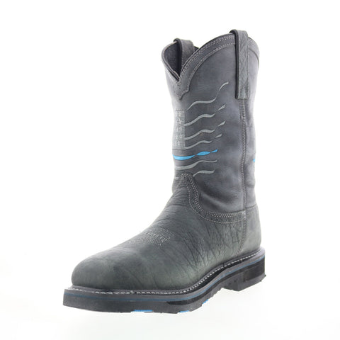 Hoss Rushmore Composite Toe WP Mens Gray Extra Wide Work & Safety Boots