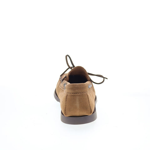 Minnetonka Asher 913C-DST Mens Brown Loafers & Slip Ons Moccasin Shoes
