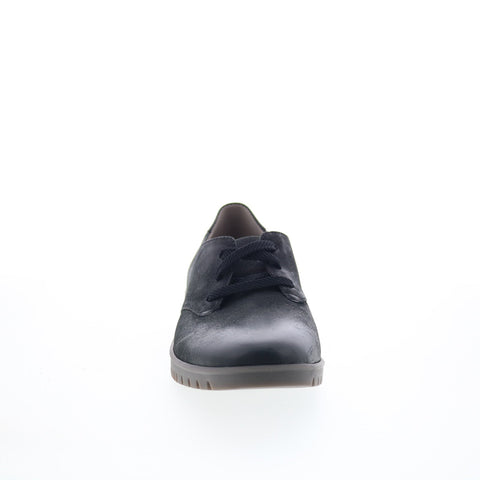 Dansko Libbie 9140-507800 Womens Black Leather Oxford Flats Shoes