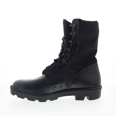 McRae Jungle Pan Sole No Shim Made In USA Mens Black Wide Tactical Boots
