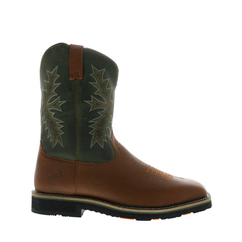 BNWT Hoss Landon Men\'s Brown Pull On Leather Western Work Boots size 8.5 $129 Hoss Landon 92029 Mens Brown Leather Lace Up Work & Safety  main image 3
