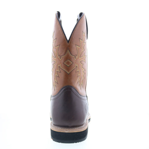 Hoss Landon Soft Toe 92046 Mens Brown Extra Wide Leather Work & Safety Boots
