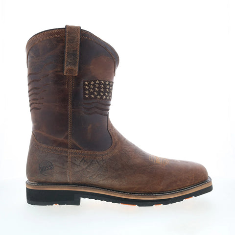 Hoss Rushmore Soft Toe Waterproof 92060 Mens Brown Work & Safety Boots