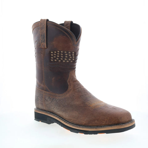 Hoss Rushmore Soft Toe Waterproof 92060 Mens Brown Work & Safety Boots