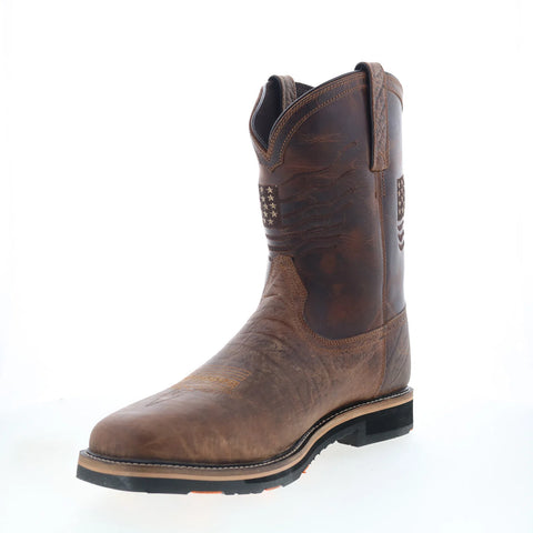 Hoss Rushmore Soft Toe Waterproof 92060 Mens Brown Work & Safety Boots