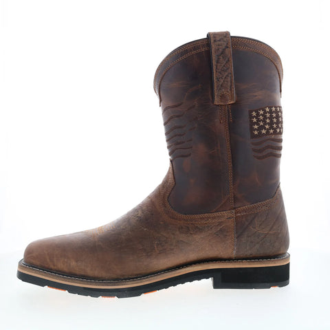 Hoss Rushmore Soft Toe Waterproof 92060 Mens Brown Work & Safety Boots