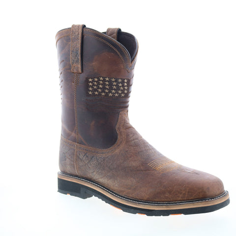 Hoss Rushmore Soft Toe Waterproof 92060 Mens Brown Work & Safety Boots