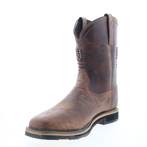 Hoss Rushmore Soft Toe Waterproof 92060 Mens Brown Work & Safety Boots