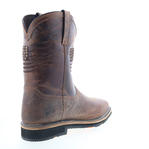 Hoss Rushmore Soft Toe Waterproof 92060 Mens Brown Work & Safety Boots