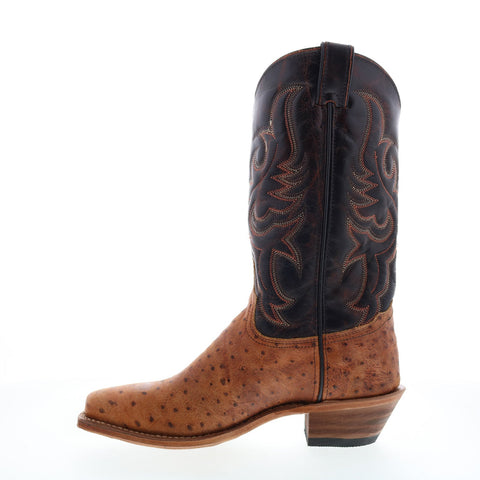 Abilene Boots 9250 Womens Brown Leather Slip On Western Boots