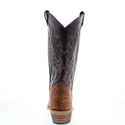 Abilene Boots 9250 Womens Brown Leather Slip On Western Boots