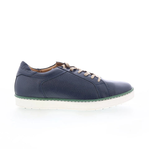 T.B. Phelps 9314-9-100 Mens Blue Leather Lace Up Lifestyle Sneakers Shoes