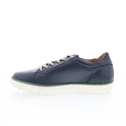 T.B. Phelps 9314-9-100 Mens Blue Leather Lace Up Lifestyle Sneakers Shoes