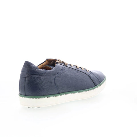 T.B. Phelps 9314-9-100 Mens Blue Leather Lace Up Lifestyle Sneakers Shoes