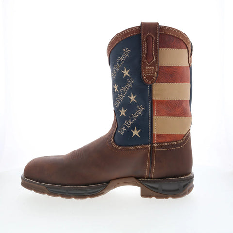 Hoss We The People 94021 Mens Brown Leather Pull On Cowboy Western Boots