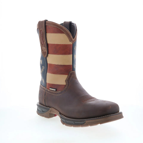 Hoss We The People Soft Toe WP Mens Brown Work & Safety Boots