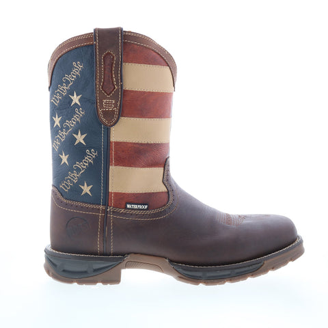Hoss We The People Soft Toe WP Mens Brown Extra Wide Work & Safety Boots