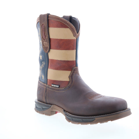 Hoss We The People Soft Toe WP Mens Brown Extra Wide Work & Safety Boots