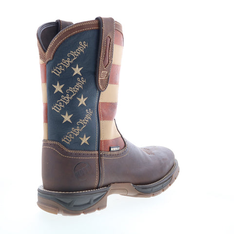Hoss We The People Soft Toe WP Mens Brown Extra Wide Work & Safety Boots