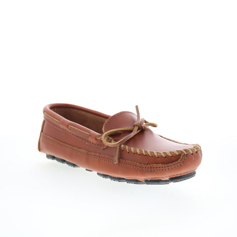 Minnetonka Essential Driver Mens Brown Loafers & Slip Ons Moccasin Shoes