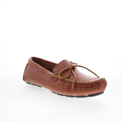 Minnetonka Essential Driver Mens Brown Loafers & Slip Ons Moccasin Shoes