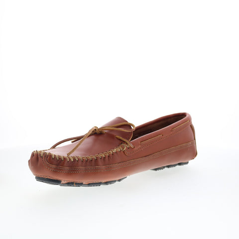 Minnetonka Essential Driver Mens Brown Loafers & Slip Ons Moccasin Shoes