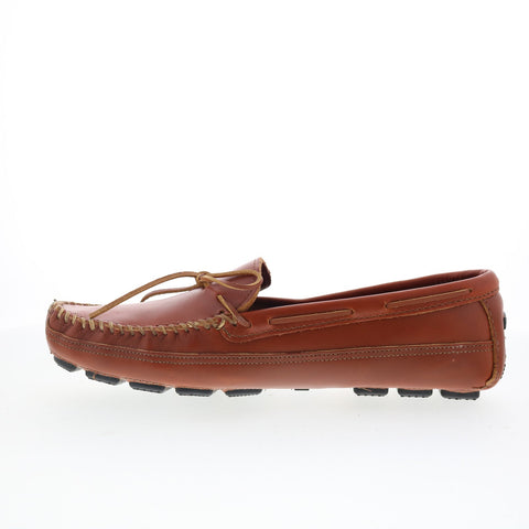 Minnetonka Essential Driver Mens Brown Loafers & Slip Ons Moccasin Shoes