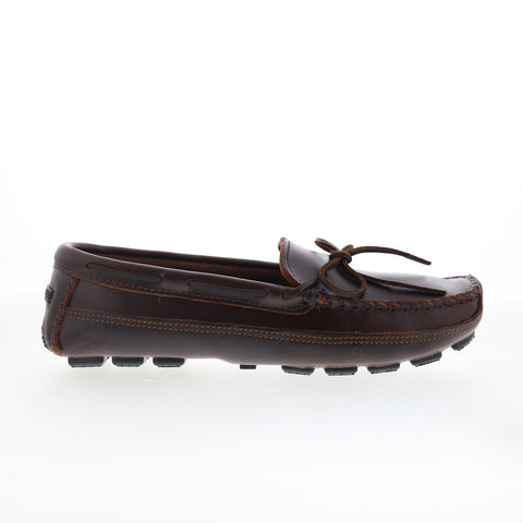 Minnetonka Essential Driver Mens Brown Loafers & Slip Ons Moccasin Shoes