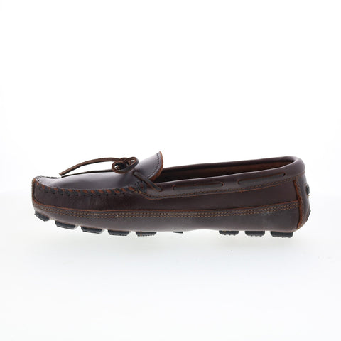 Minnetonka Essential Driver Mens Brown Loafers & Slip Ons Moccasin Shoes