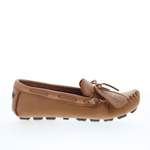 Minnetonka Moosehide DriverMens Brown Loafers & Slip Ons Moccasin Shoes