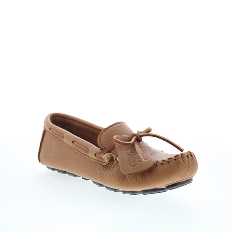 Minnetonka Moosehide DriverMens Brown Loafers & Slip Ons Moccasin Shoes
