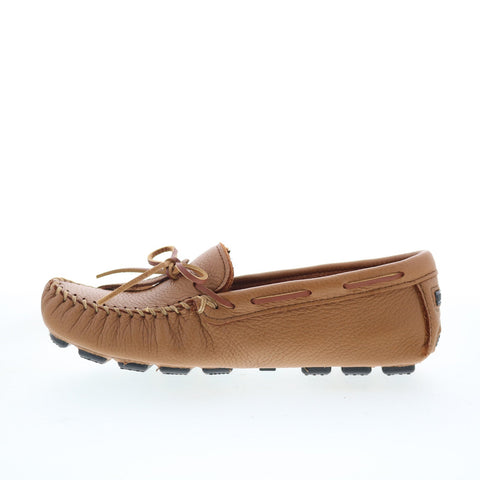 Minnetonka Moosehide DriverMens Brown Loafers & Slip Ons Moccasin Shoes