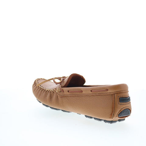 Minnetonka Moosehide DriverMens Brown Loafers & Slip Ons Moccasin Shoes