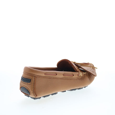 Minnetonka Moosehide DriverMens Brown Loafers & Slip Ons Moccasin Shoes