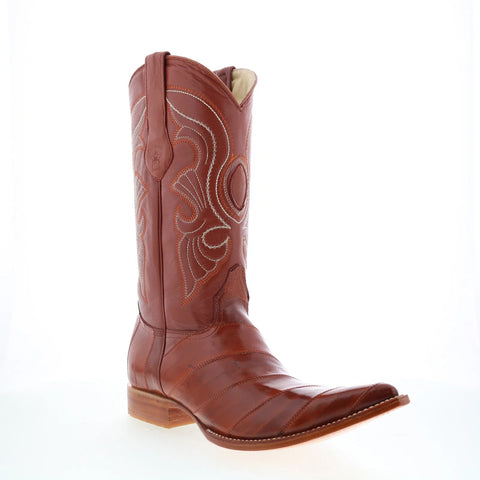 Los Altos EEL Boots XXX-Toe 950803 Mens Brown Wide Cowboy Western Boots
