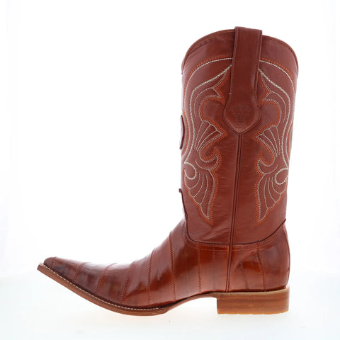 Los Altos EEL Boots XXX-Toe 950803 Mens Brown Wide Cowboy Western Boots
