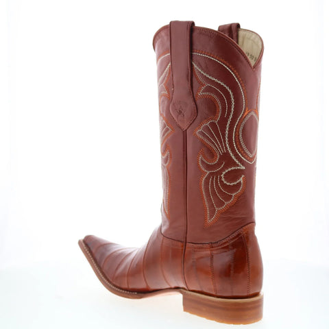 Los Altos EEL Boots XXX-Toe 950803 Mens Brown Wide Cowboy Western Boots