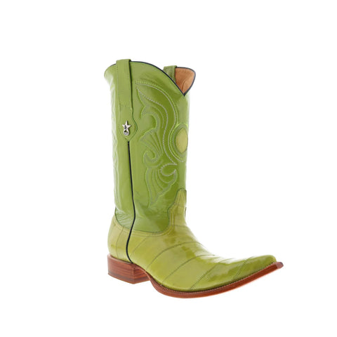 Los Altos EEL Boots XXX-Toe 950822 Mens Green Wide Cowboy Western Boots