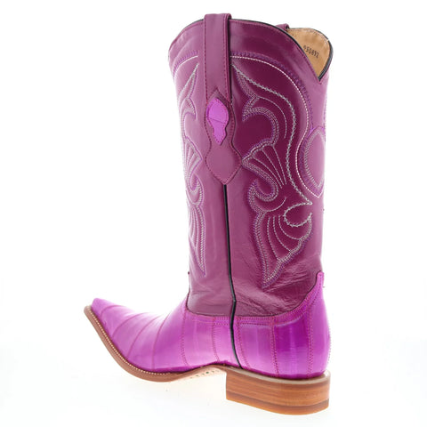 Los Altos EEL Boots XXX-Toe 950892 Mens Purple Wide Cowboy Western Boots