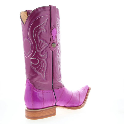 Los Altos EEL Boots XXX-Toe 950892 Mens Purple Wide Cowboy Western Boots