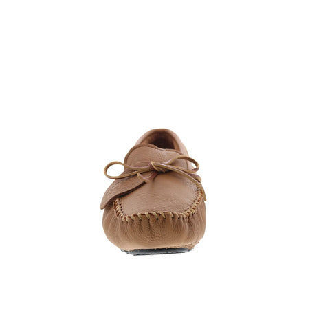 Minnetonka Moosehide Driver Mens Brown Loafers & Slip Ons Moccasin Shoes